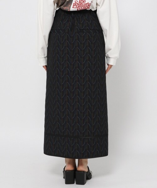 PAGEBOY（ページボーイ）の「ウイングジャガードタイトスカート（スカート・ブラック/ディープグリーン・S/M）」の10枚目の写真