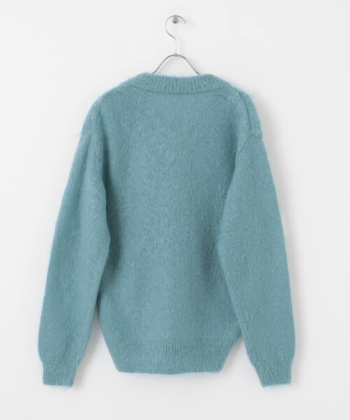 AURALEE(オーラリー)の「AURALEE BRUSHED SUPER KID MOHAIR V-NECK PULLOVER(その他・レディース・LIGHTBEIGE/T BLUE・1)」の19枚目の写真