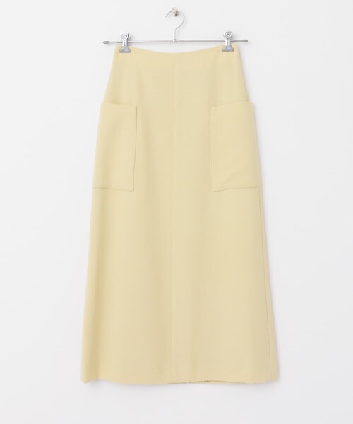 AURALEE(オーラリー)の「AURALEE TENSE WOOL DOUBLECLOTH SKIRT(その他・レディース・IVORY・1)」の2枚目の写真