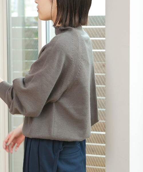 【WEB限定】FORK&SPOON　ウーステッドヤーンハイネックニット WEB限定】FORK&SPOON ウーステッドヤーンハイネックニット 【公式通販】