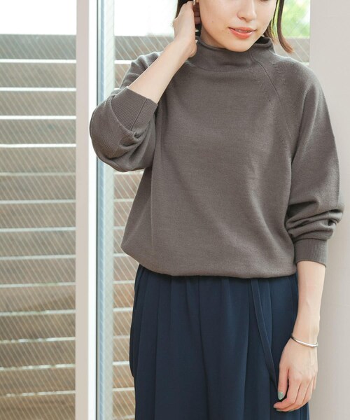 【WEB限定】FORK&SPOON　ウーステッドヤーンハイネックニット WEB限定】FORK&SPOON ウーステッドヤーンハイネックニット 【公式通販】