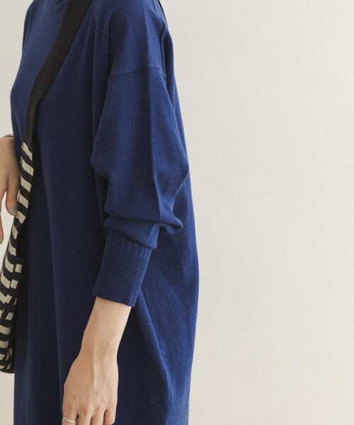 FORK&SPOON（フォークアンドスプーン）の「FORK&SPOON ウーステッドヤーンニットワンピース（その他・レディース・BLUE/BLACK・one）」の12枚目の写真