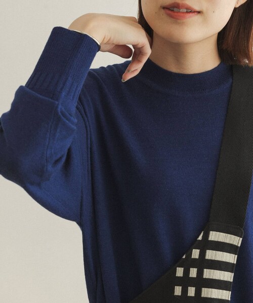 FORK&SPOON（フォークアンドスプーン）の「FORK&SPOON ウーステッドヤーンニットワンピース（その他・レディース・BLUE/BLACK・one）」の11枚目の写真