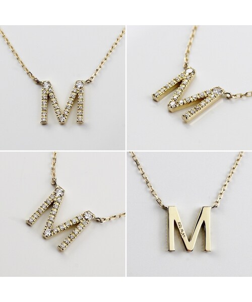 les desseins de DIEU(レデッサンドゥデュー)の「レ デッサン ドゥ デュー 989 ピタキラ イニシャル ダイヤモンド ネックレス(ネックレス・レディース・ゴールド・40cm)」の2枚目の写真