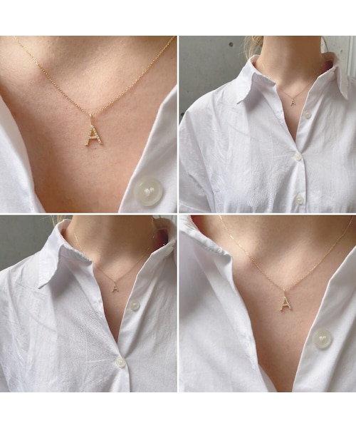 les desseins de DIEU（レデッサンドゥデュー）の「レ デッサン ドゥ デュー 990 ピタキラ イニシャル ダイヤモンド チャーム（チャーム・レディース・ゴールド・free）」の3枚目の写真