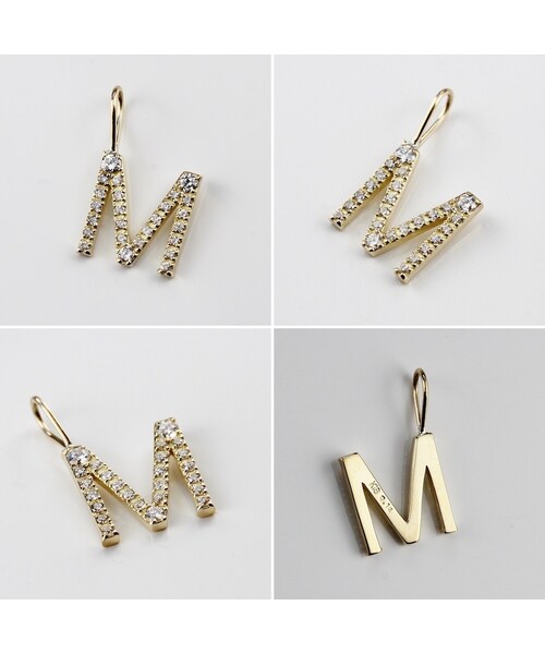 les desseins de DIEU（レデッサンドゥデュー）の「レ デッサン ドゥ デュー 990 ピタキラ イニシャル ダイヤモンド チャーム（チャーム・レディース・ゴールド・free）」の6枚目の写真