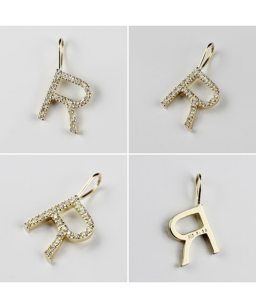 les desseins de DIEU（レデッサンドゥデュー）の「レ デッサン ドゥ デュー 990 ピタキラ イニシャル ダイヤモンド チャーム（チャーム・レディース・ゴールド・free）」の8枚目の写真