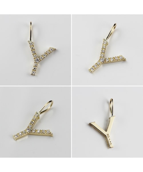 les desseins de DIEU（レデッサンドゥデュー）の「レ デッサン ドゥ デュー 990 ピタキラ イニシャル ダイヤモンド チャーム（チャーム・レディース・ゴールド・free）」の10枚目の写真