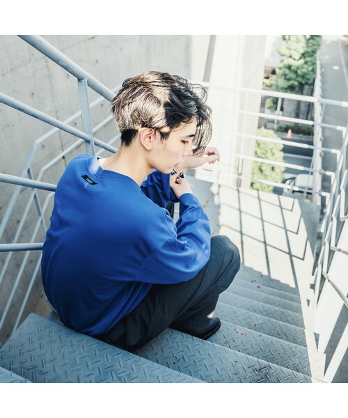 YohKi（ヨウキ）の「"Ghost" long sleeve T-shirt (BLUE)（Tシャツ/カットソー・レディース・ブルー・2/3/4）」の6枚目の写真
