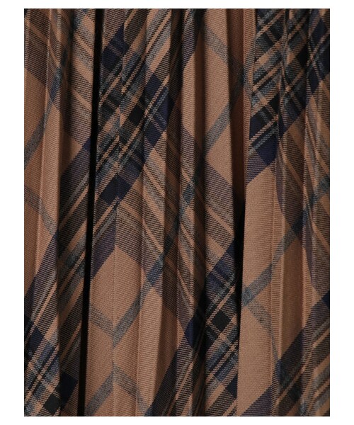 AMERICAN HOLIC（アメリカンホリック）の「チェックプリーツスカート（スカート・チェックネイビー/チェックベージュ・M/L）」の8枚目の写真