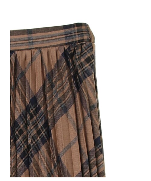 AMERICAN HOLIC（アメリカンホリック）の「チェックプリーツスカート（スカート・チェックネイビー/チェックベージュ・M/L）」の5枚目の写真