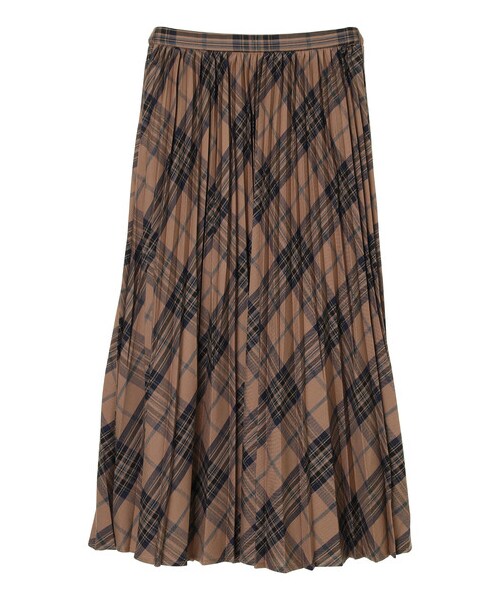 AMERICAN HOLIC（アメリカンホリック）の「チェックプリーツスカート（スカート・チェックネイビー/チェックベージュ・M/L）」の12枚目の写真