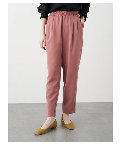 earth music&ecology（アースミュージックアンドエコロジー）の「スッキリリラックステーパードパンツ（パンツ・ブラック/ピンク/グリーン/エクリュ・M/L）」の19枚目の写真