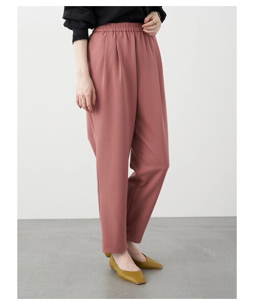 earth music&ecology（アースミュージックアンドエコロジー）の「スッキリリラックステーパードパンツ（パンツ・ブラック/ピンク/グリーン/エクリュ・M/L）」の20枚目の写真