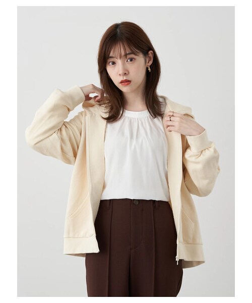 earth music&ecology（アースミュージックアンドエコロジー）の「≪USED≫3wayマウンテンパーカー(スウェット)（ジャケット/アウター・ブラック/ベージュ・M/L）」の9枚目の写真