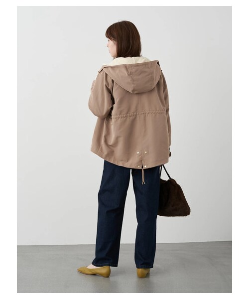 earth music&ecology（アースミュージックアンドエコロジー）の「≪USED≫3wayマウンテンパーカー(スウェット)（ジャケット/アウター・ブラック/ベージュ・M/L）」の15枚目の写真