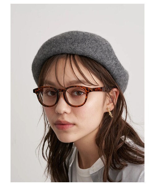 earth music&ecology（アースミュージックアンドエコロジー）の「バスクベレー（帽子・アイボリー/グレー/ブラック/ブラウン/ネイビー・F）」の4枚目の写真