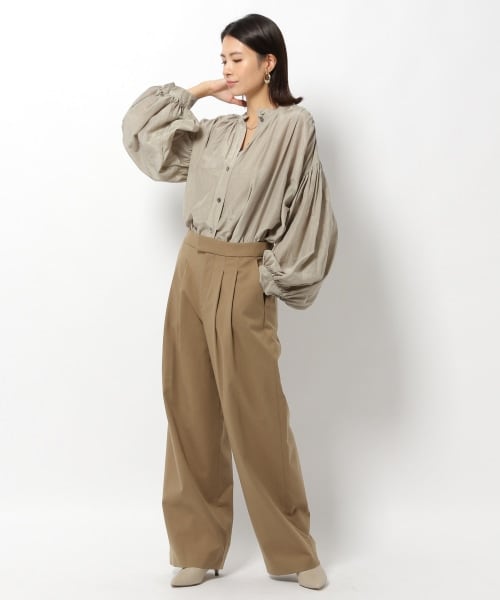 BABYLONE（バビロン）の「ツイル2タックワイドパンツ（）」 - WEAR