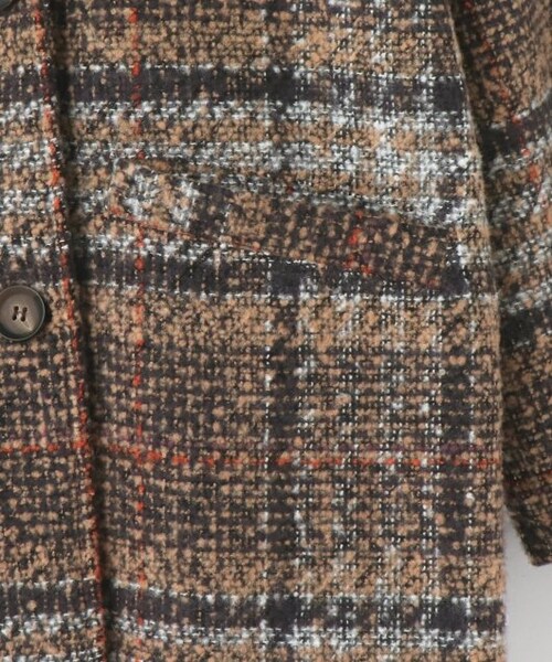 frames RAY CASSIN（フレームスレイカズン）の「【WEB限定】チェックオーバーサイズジャケット（ジャケット/アウター・レディース・ネイビー/ベージュ・FREE）」の15枚目の写真