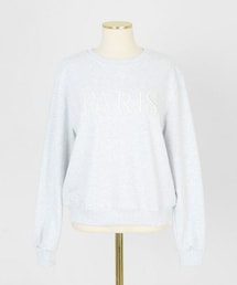 imvely | [IMVELY] パリレタリングスウェットTシャツ(ニット/セーター)