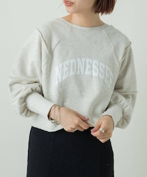 Kastane | 【SETUP対応】SETUP クロップドロゴスウェット(Tシャツ/カットソー)