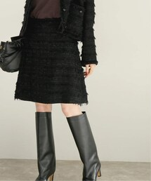 VERMEIL par iena（ヴェルメイユパーイエナ）の「ツイードミニスカート（スカート）」