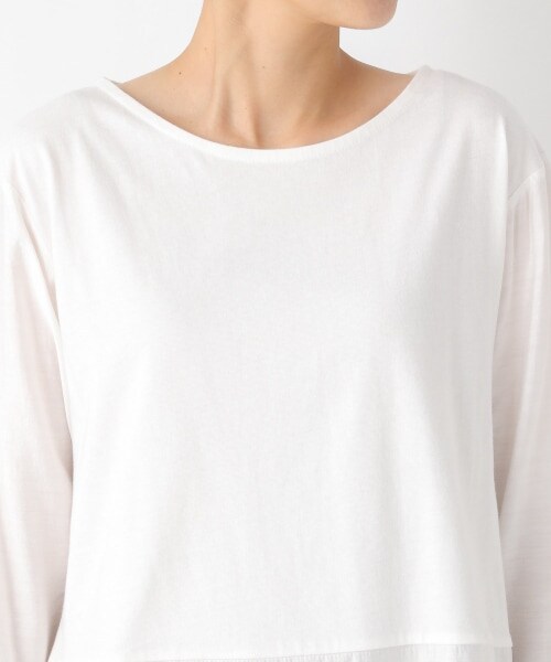 LEPSIM（レプシィム）の「シャツレイヤードインナー（トップス・オフホワイト・M/L）」の7枚目の写真