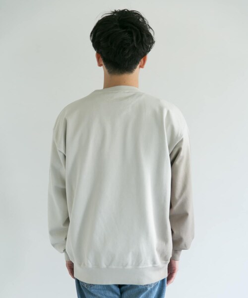 AURALEE(オーラリー)の「AURALEE GRADATION DYED SWEAT PULLOVER(その他・メンズ・KHAKI/LIGHT BLUE・3/4/5)」の10枚目の写真