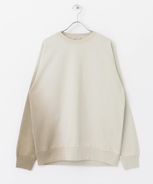 AURALEE(オーラリー)の「AURALEE GRADATION DYED SWEAT PULLOVER(その他・メンズ・KHAKI/LIGHT BLUE・3/4/5)」の11枚目の写真