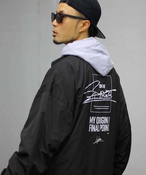 Leyline（レイライン）の「b/s street coaches jkt（ナイロンジャケット・レディース・ブラック・M/L/XL）」の3枚目の写真