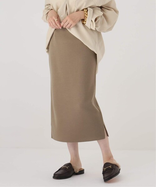 plage（プラージュ）の「ミラノリブ ミモレタケスカート（スカート・ブラック/(001)/36/38/在庫なし）」の2枚目の写真