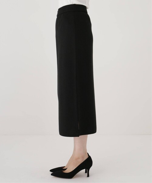 plage（プラージュ）の「ミラノリブ ミモレタケスカート（スカート・ブラック/(001)/36/38/在庫なし）」の8枚目の写真