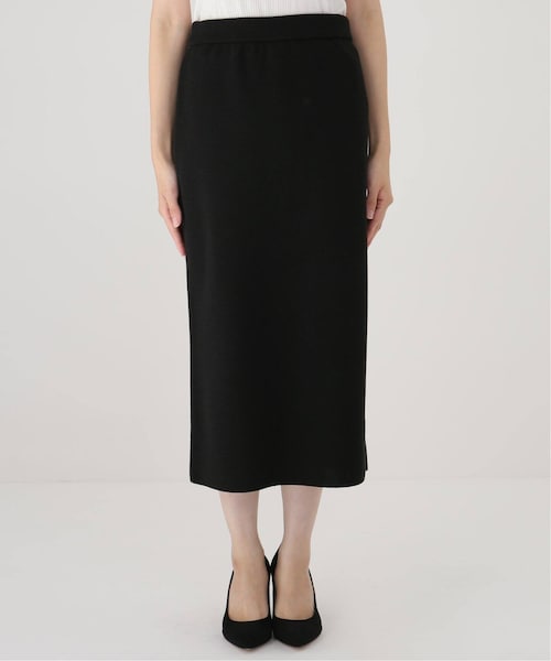 plage（プラージュ）の「ミラノリブ ミモレタケスカート（スカート・ブラック/(001)/36/38/在庫なし）」の7枚目の写真