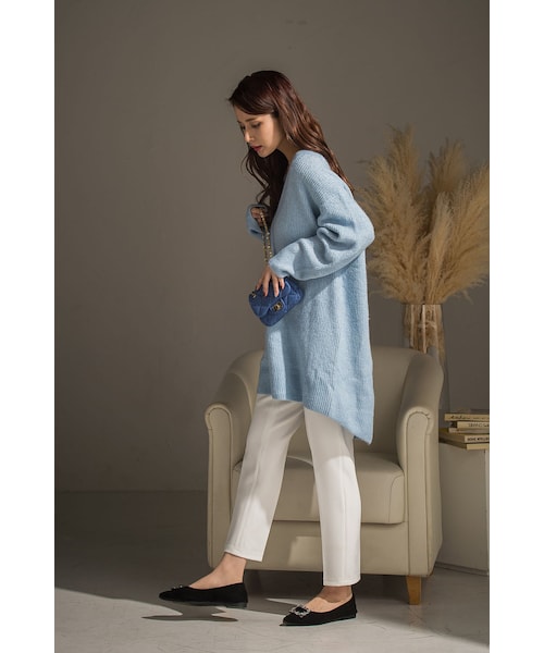 VICKY（ビッキー）の「【＋6%POINT UP】ダブルクロスプレスパンツ（パンツ・レディース・レッド/ホワイト/ブラック/ブルー/イエロー/キャメル・S/M）」の22枚目の写真