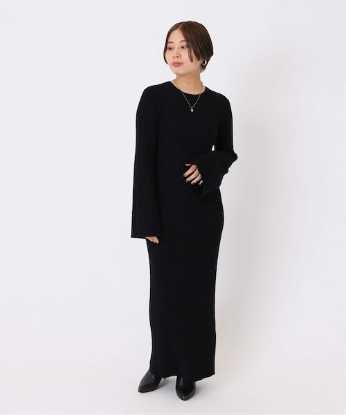 HARDY NOIR（アルディーノアール）の「トタンリブロングワンピース 