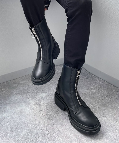 Pageboy ページボーイ の センターzipショートブーツ シューズ Wear