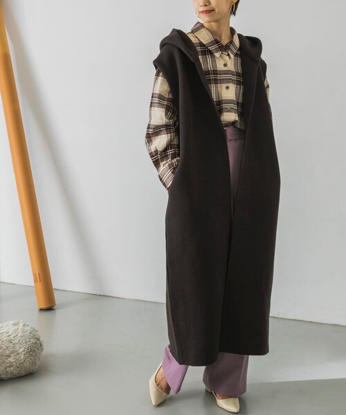 ADAWAS(アダワズ)の「ADAWAS LIGHT INLAY HOODED VEST(その他・レディース・TRUFFLE/CHARCOAL・FREE)」の10枚目の写真