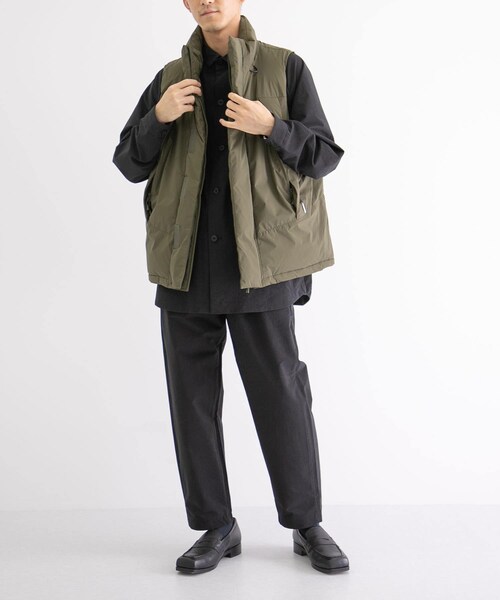 DAIWA PIER39（ダイワピア39）の「DAIWA PIER39 GORE-TEX FIELD DOWN VEST（その他・メンズ・OLIVE/BLACK・M/L）」の4枚目の写真