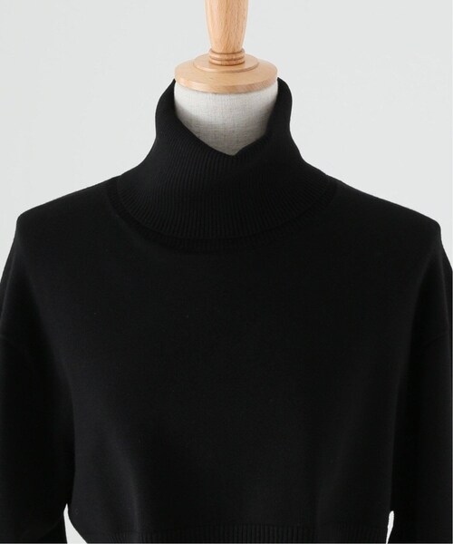HARDY NOIR(アルディーノアール)の「ショートレングスタートルプルオーバー(トップス・ブラック/(001)/フリー/在庫あり)」の7枚目の写真