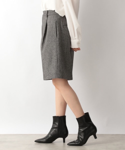 LOWRYS FARM（ローリーズファーム）の「ウールＭＩＸショートパンツ（パンツ・グレー/ベージュ・F）」の9枚目の写真