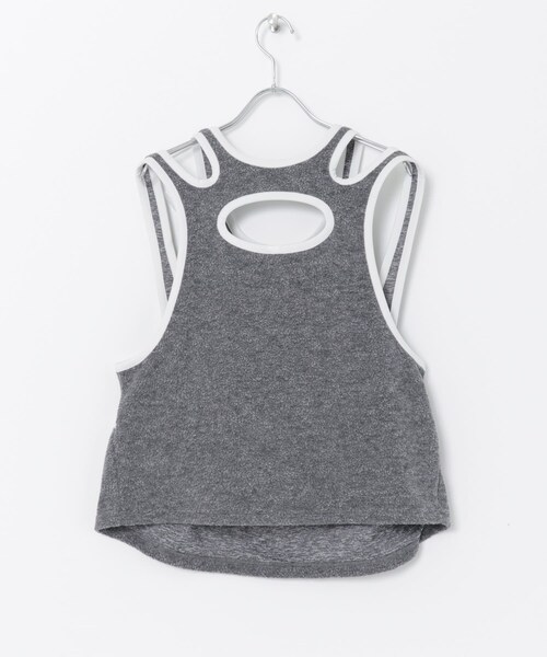 kotohayokozawa（コトハヨコザワ）の「kotohayokozawa fleece tanktop