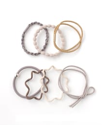 3coins | マルチヘアゴム7個セット(その他ヘアアクセサリー)