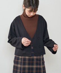 natural couture | モクロディショートジャケット(テーラードジャケット)