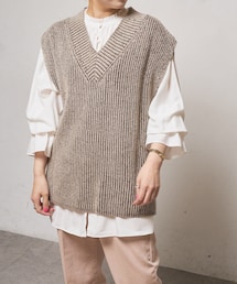 CIAOPANIC | ファムウールBIGニットベスト(ニット/セーター)