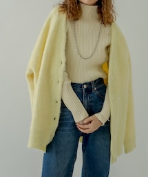 mystic | モヘアライクロングカーディガン(カーディガン/ボレロ)