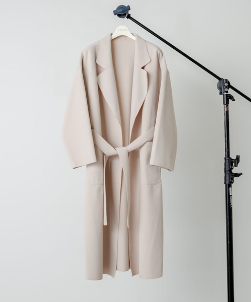 RASVOA（ラスボア）の「フェイクウールテーラーロングコート（その他アウター・レディース・アイボリー/モカ/ブラック・F）」の2枚目の写真