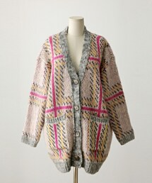 imvely | バルキーBIGチェックカーディガン(カーディガン/ボレロ)