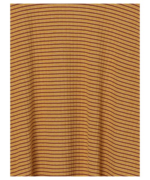 Green　Parks（グリーンパークス）の「マルチボーダーリブプルオーバー（トップス・ブラウン/イエロー/ネイビー・F）」の8枚目の写真