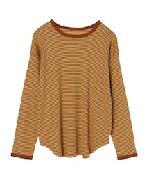 Green　Parks | マルチボーダーリブプルオーバー(トップス)