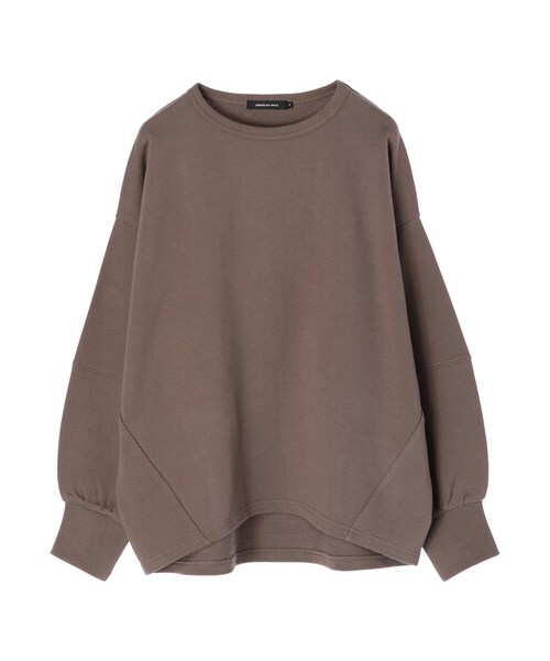 AMERICAN HOLIC（アメリカンホリック）の「袖ボリューム裏毛プルオーバー（トップス・ライトグレー/ブラック/モカ/サックスブルー・M/L）」の8枚目の写真